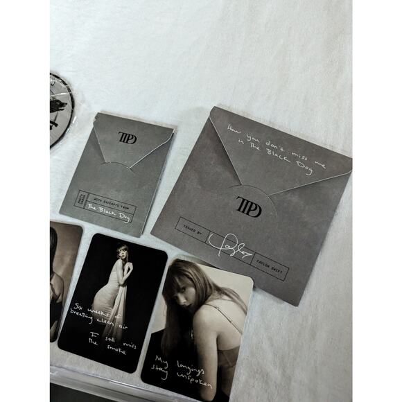 Taylor Swift The Tortured Poets Department Deluxe CD The Black Dog TTPD - Picture 5 of 14